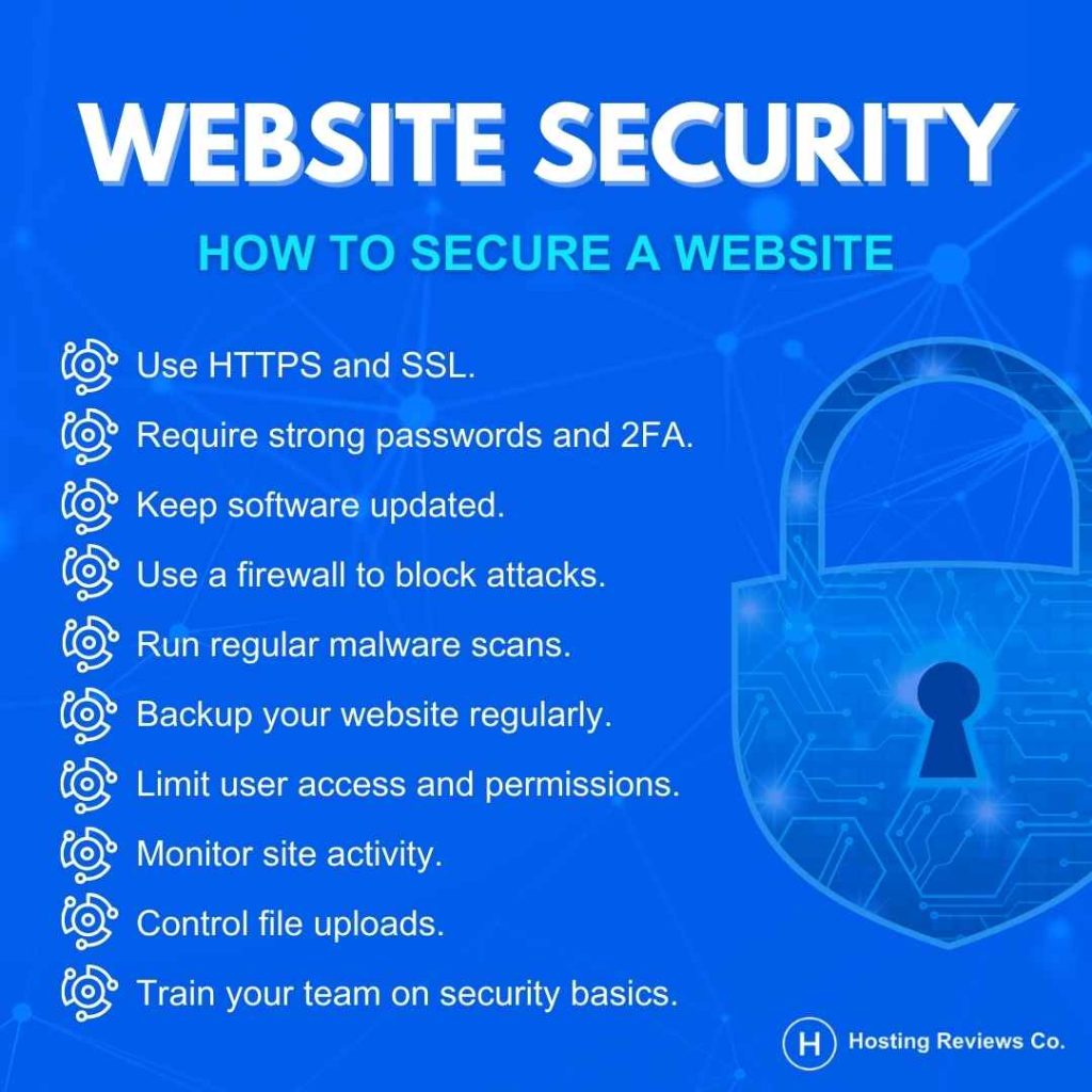 How to secure a website